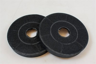 Koolstoffilter, Siemens afzuigkap - 158 mm (2 stuks)