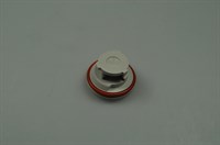 Dop voor glansmiddelbak, AEG afwasmachine - Wit + rood