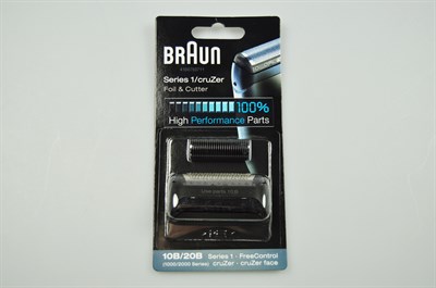 Scheerkop, Braun scheerapparaat & haar trimmer - Zwart (10B/20B - 1000/2000 Series)