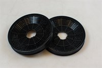 Koolstoffilter, Siemens afzuigkap - 158 mm (2 stuks)