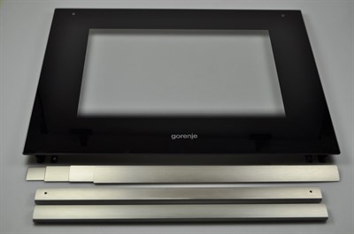 Glasplaat, Gorenje kookplaat & oven - 458 mm x 595 mm x B:31 mm / A:5 mm