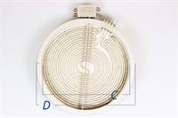 Kookplaat, Privileg kookplaat & oven - 230V / 2300W C:205 / D:229 mm 